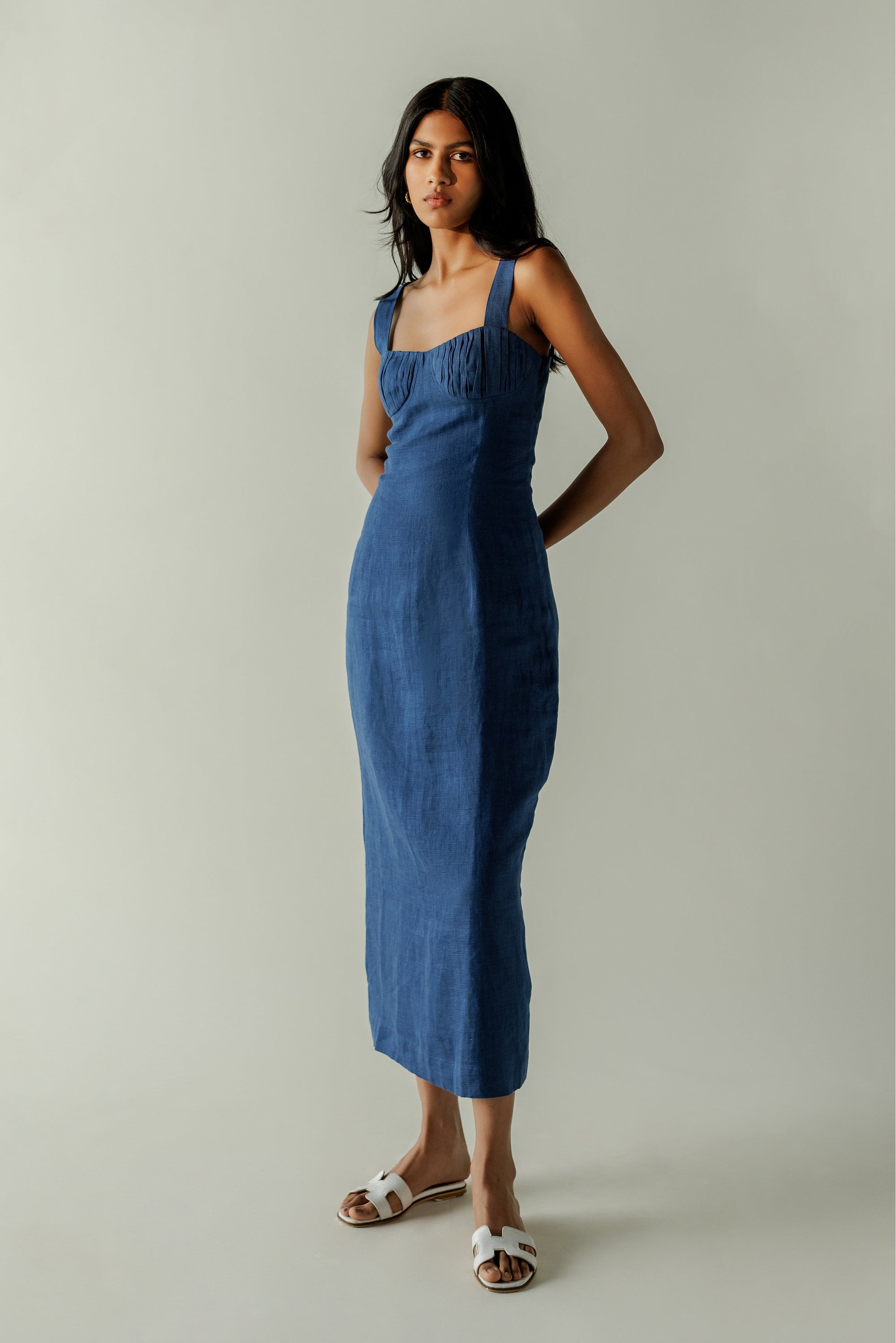 Loulou Dress - Blue - Bhoomi