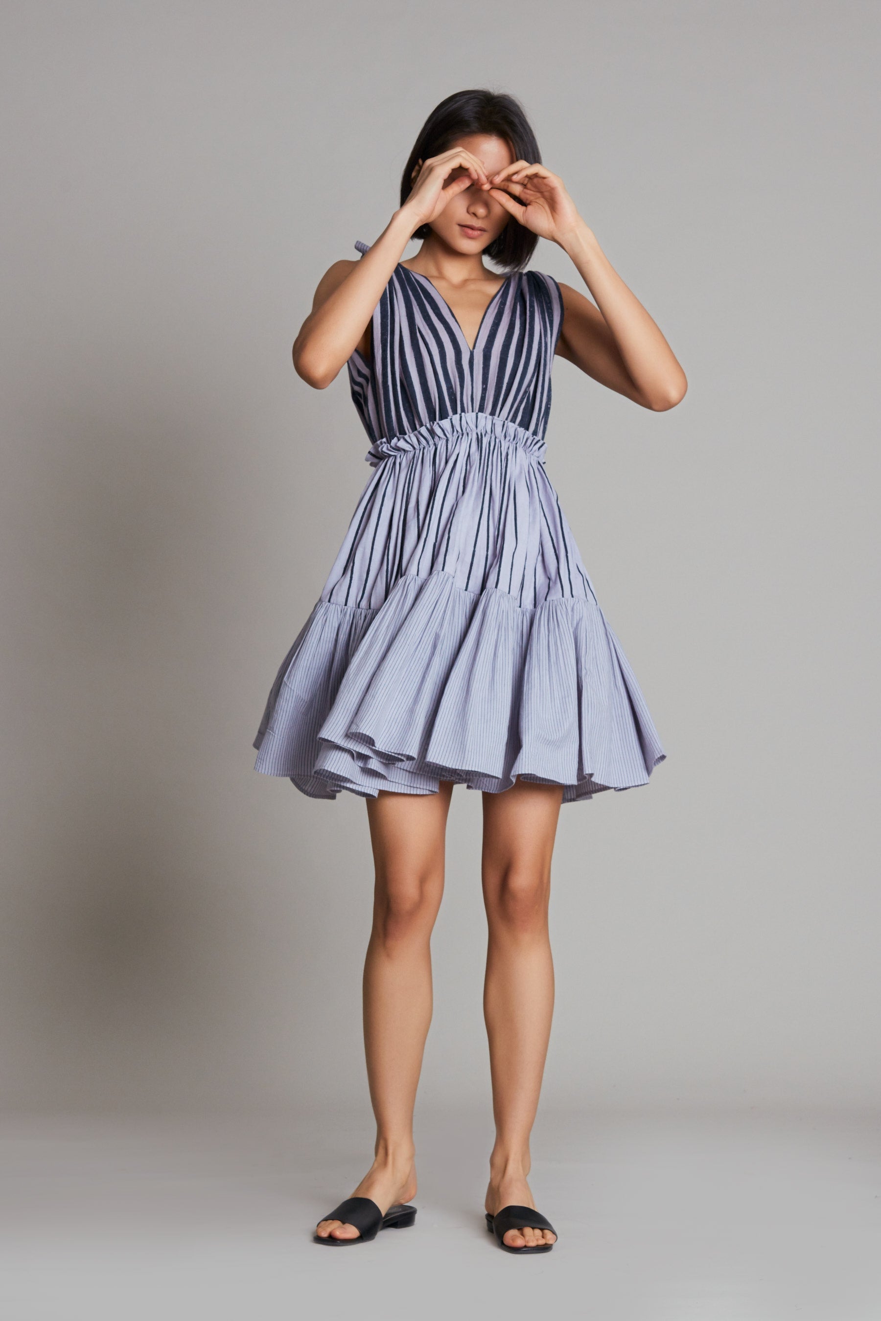 Tagliatelle Dress Lavender - Bhoomi