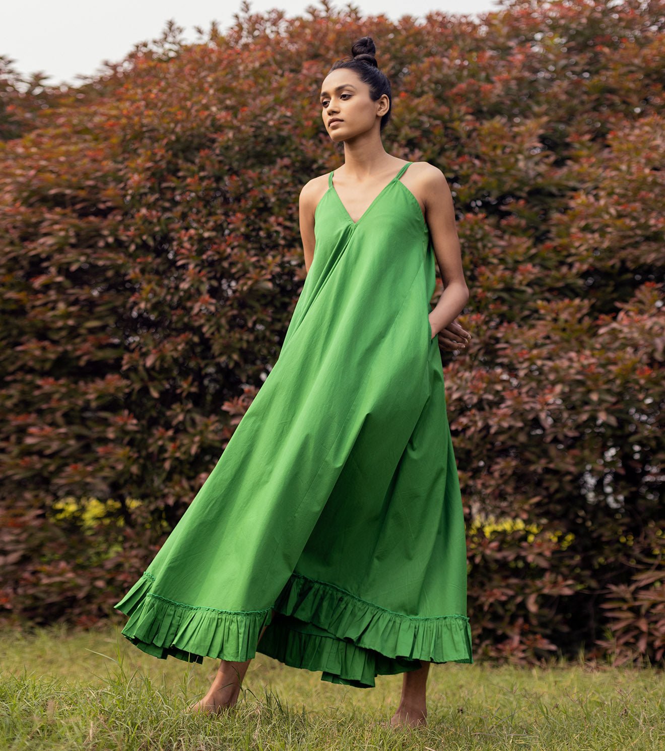 Leafy Meadow Dress - Bhoomi